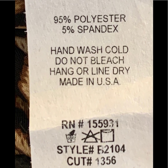 NEW FYEO Leopard Bodysuit Top - Picture 5 of 5